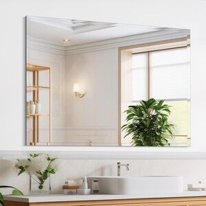 Elegant Silver Vanity Mirror